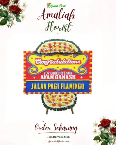 Bunga Papan Congratulation di Klepu